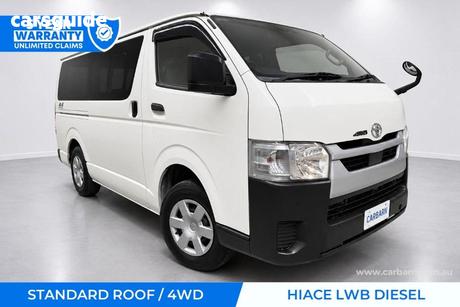 White 2024 Toyota HiAce Commercial DX 4WD