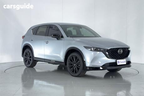 Silver 2022 Mazda CX-5 Wagon Gt Sp (Awd)