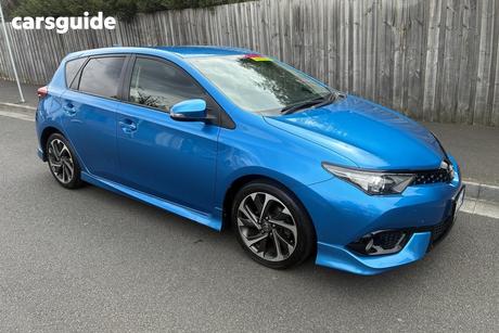 Blue 2017 Toyota Corolla Hatchback Sx