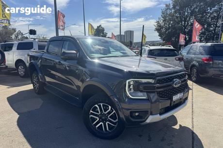 Black 2023 Ford Ranger Double Cab Pick Up Sport 3.0 (4X4)