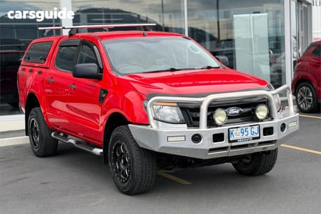 Red 2014 Ford Ranger Dual Cab Utility Xl 3.2 (4X4)