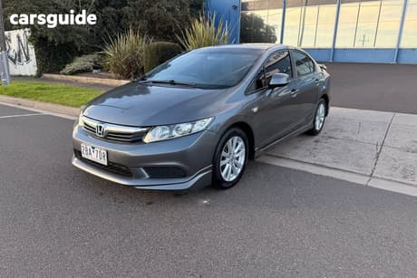 Grey 2012 Honda Civic Sedan Vti-L