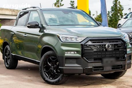 Green 2025 KGM Musso Crew Cab Pickup Ultimate