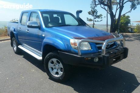 Blue 2010 Mazda BT-50 Dual Cab Pick-up Boss B3000 Sdx (4X4)