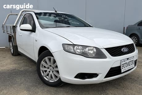 White 2008 Ford Falcon Ute Tray FG