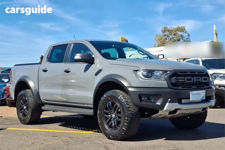 Grey 2019 Ford Ranger Double Cab Pick Up Raptor 2.0 (4X4)