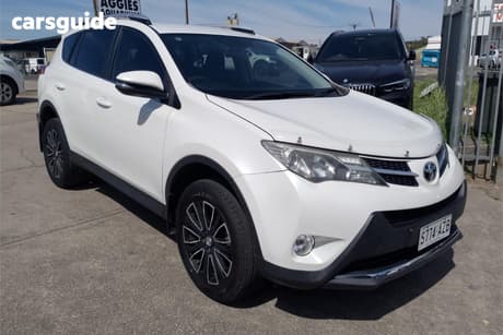 White 2013 Toyota RAV4 Wagon Gxl (2Wd)