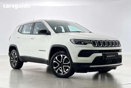 White 2024 Jeep Compass Wagon Limited E-Hybrid (Mhev)