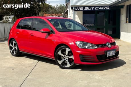Red 2015 Volkswagen Golf Hatchback Gti