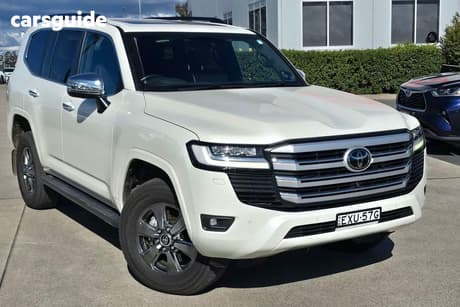 White 2022 Toyota Landcruiser Wagon Lc300 Sahara (4X4)