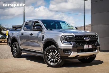 Silver 2025 Ford Ranger Double Cab Pick Up Sport 2.0 (4X4)