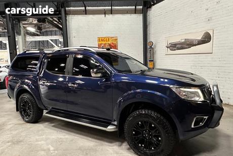 Blue 2015 Nissan Navara Dual Cab Utility St-X (4X4)