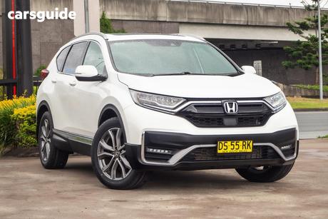 White 2021 Honda CR-V Wagon Vti Lx (Awd) 5 Seats