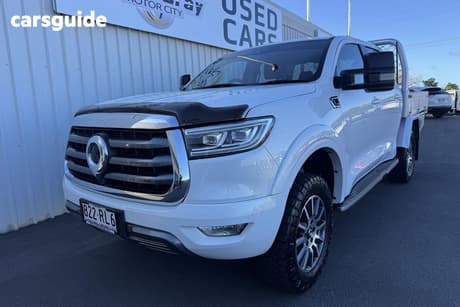 White 2024 GWM Cannon Dual Cab Utility Lux (4X4)