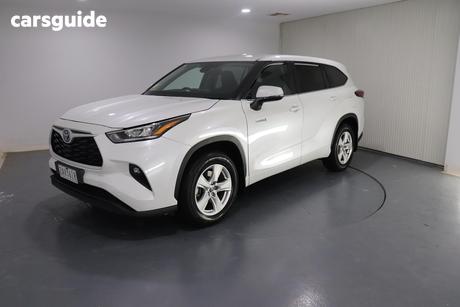 White 2024 Toyota Kluger Wagon Gx Hybrid Awd