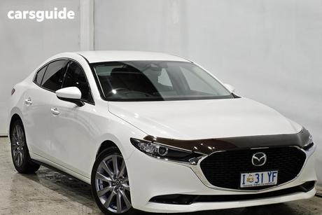 White 2019 Mazda 3 Sedan G25 Gt