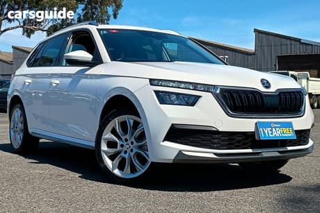 White 2023 Skoda Kamiq Wagon Style 85Tsi