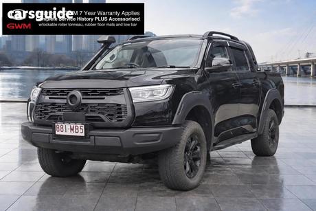 Black 2024 GWM UTE Dual Cab Utility Cannon-Xsr (4X4)