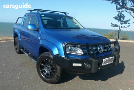 Blue 2017 Volkswagen Amarok Dual Cab Utility V6 Tdi 550 Ultimate