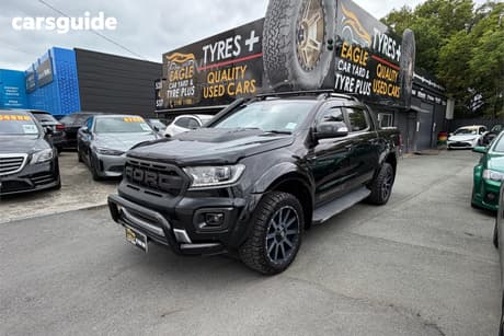 Black 2022 Ford Ranger Double Cab Pick Up Wildtrak 2.0 (4X4)