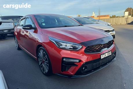 Orange 2020 Kia Cerato Sedan Gt Safety Pack