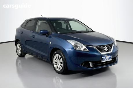 Blue 2018 Suzuki Baleno Hatchback Gl