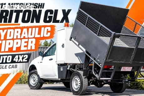 White 2011 Mitsubishi Triton Cab Chassis Glx