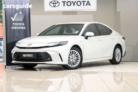 White 2025 Toyota Camry Sedan Ascent Sport Hybrid