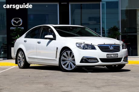 White 2015 Holden Calais Sedan V