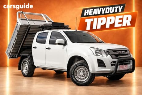 White 2020 Isuzu D-MAX Crew Cab Chassis Sx (4X4)
