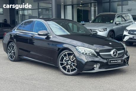 Black 2021 Mercedes-Benz C300 Sedan Edition C