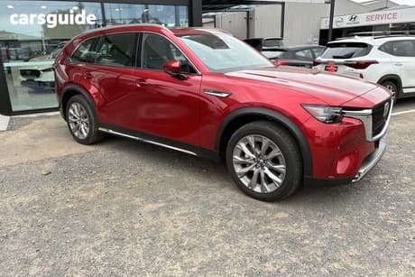 Red 2023 Mazda CX-90 Wagon G50E Gt Mhev
