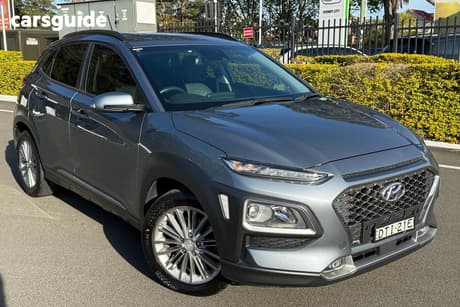 Silver 2017 Hyundai Kona Wagon Elite (Awd)
