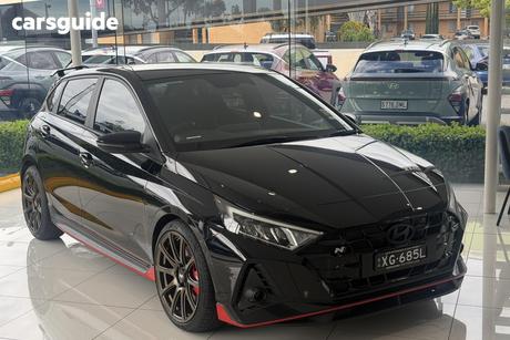 Black 2026 Hyundai I20 Hatchback N