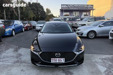 Black 2024 Mazda 3 Sedan G20 Evolve