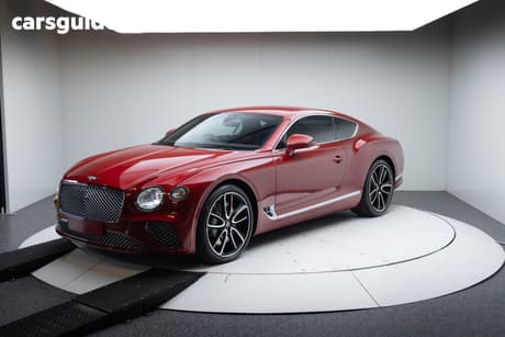 Red 2019 Bentley Continental Coupe Gt