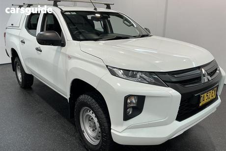 White 2020 Mitsubishi Triton Double Cab Pick Up Glx Adas (4X2)