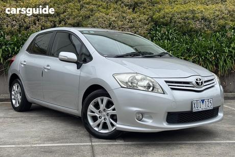 Silver 2010 Toyota Corolla Hatchback Ascent Sport