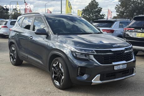 Grey 2025 Kia Seltos Wagon Gt-Line (Awd) (Sunroof)