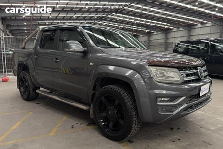 Grey 2017 Volkswagen Amarok Dual Cab Utility V6 Tdi 550 Highline