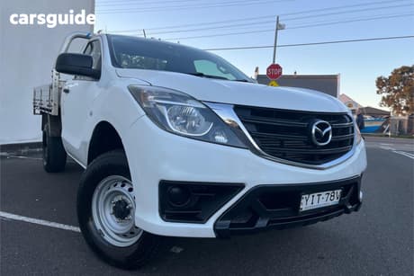 White 2018 Mazda BT-50 Cab Chassis Xt (4X2)