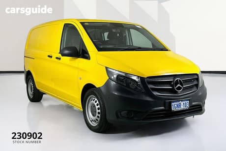 Yellow 2018 Mercedes-Benz Vito Van 114 Bluetec Swb