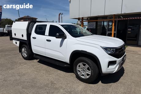 White 2023 Volkswagen Amarok Dual Cab Utility Core Tdi405 4Motion