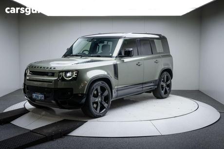 Green 2021 Land Rover Defender Wagon 110 P400 X-Dynamic Hse (294Kw)