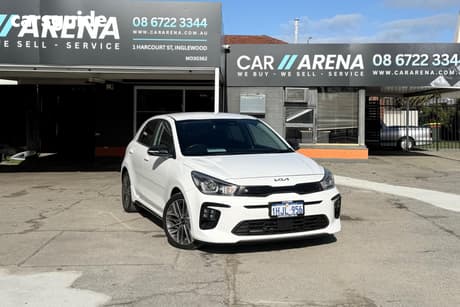 White 2021 Kia RIO Hatch GT-LINE YB PE MY22