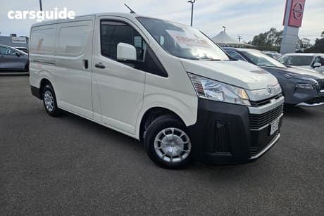 White 2019 Toyota HiAce Van Lwb
