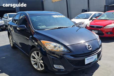 Black 2009 Mazda 3 Sedan Sp25