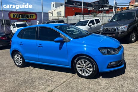 Blue 2016 Volkswagen Polo Hatchback 81 Tsi Comfortline