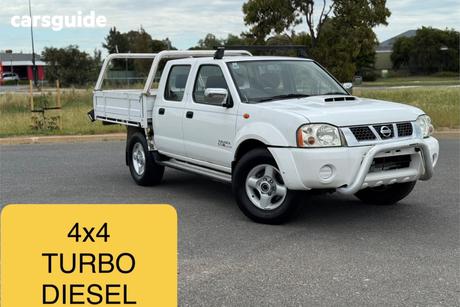 White 2012 Nissan Navara Dual Cab Pick-up St-R (4X4)