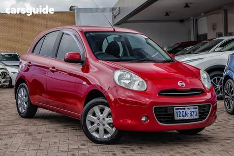 Red 2011 Nissan Micra Hatchback Ti